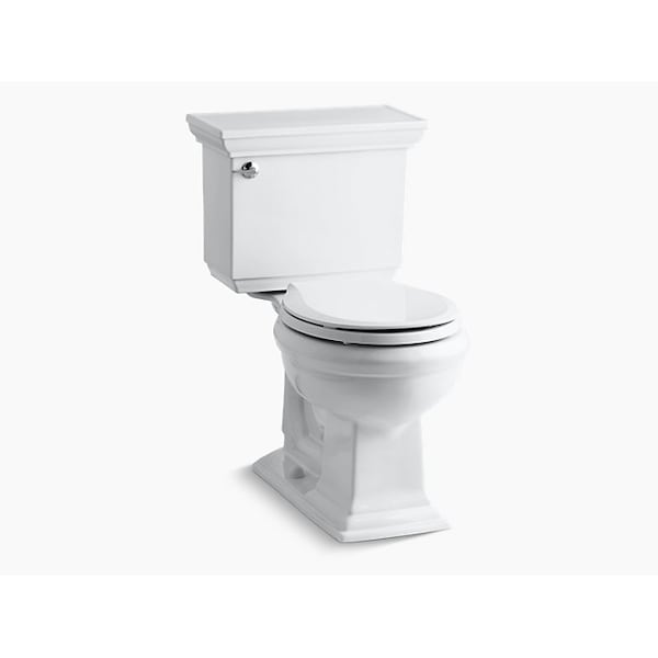 Stately Elongated 1.28 GPF Chair Height Toilet W/ Insulated Tank